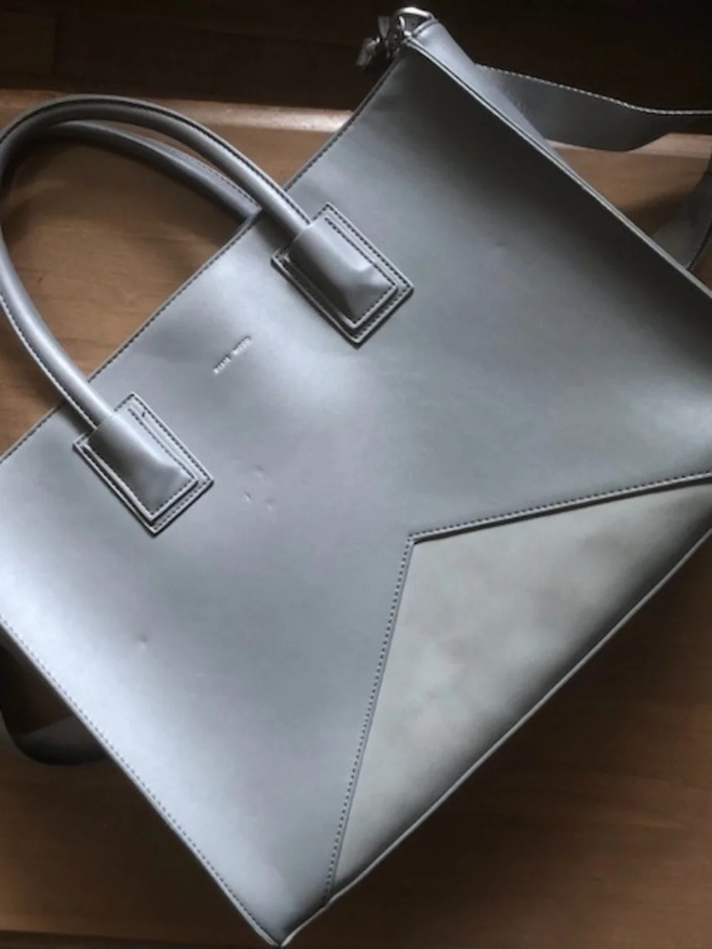 Pixie Mood Silver Structured Tote